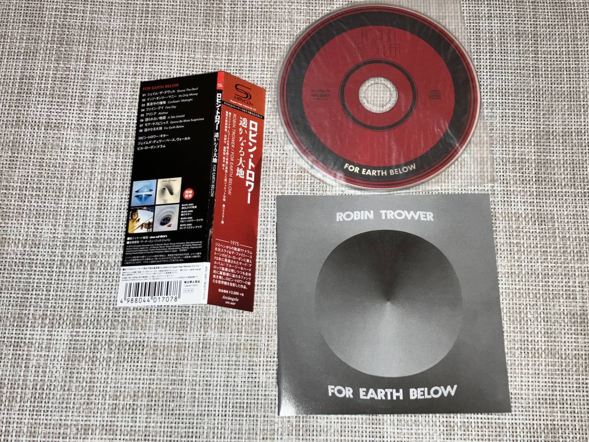 送料込み Robin Trower ロビン・トロワー / 遥かなる大地 FOR EARTH BELOW 紙ジャケット SHM-CD 即決の画像3