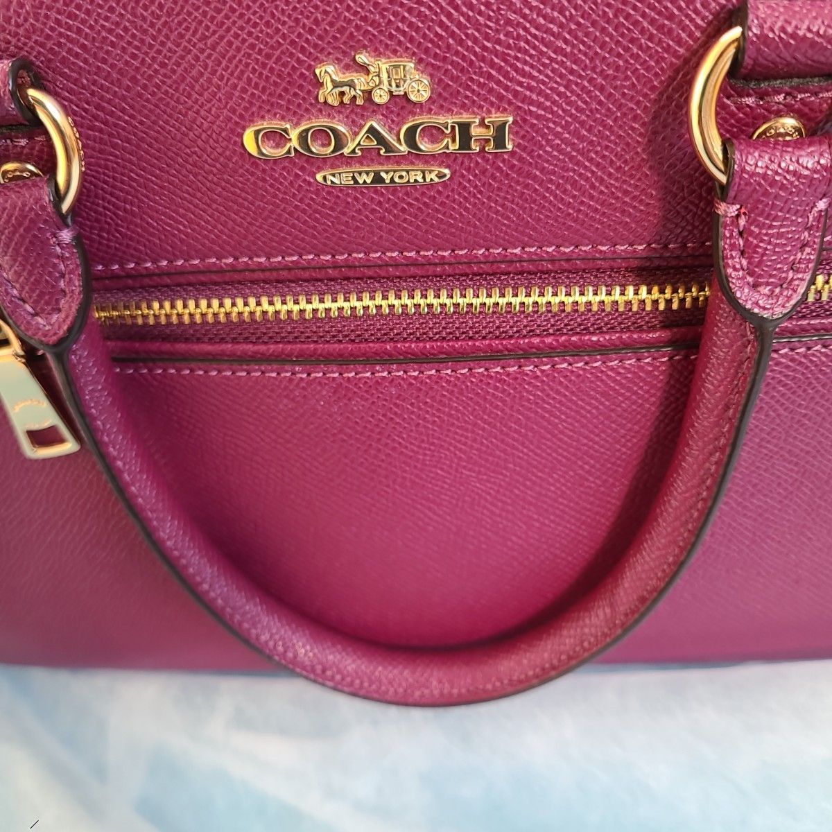 COACH コーチ 2way サッチェル　ミニボストン　ショルダーバッグ ハンドバッグ