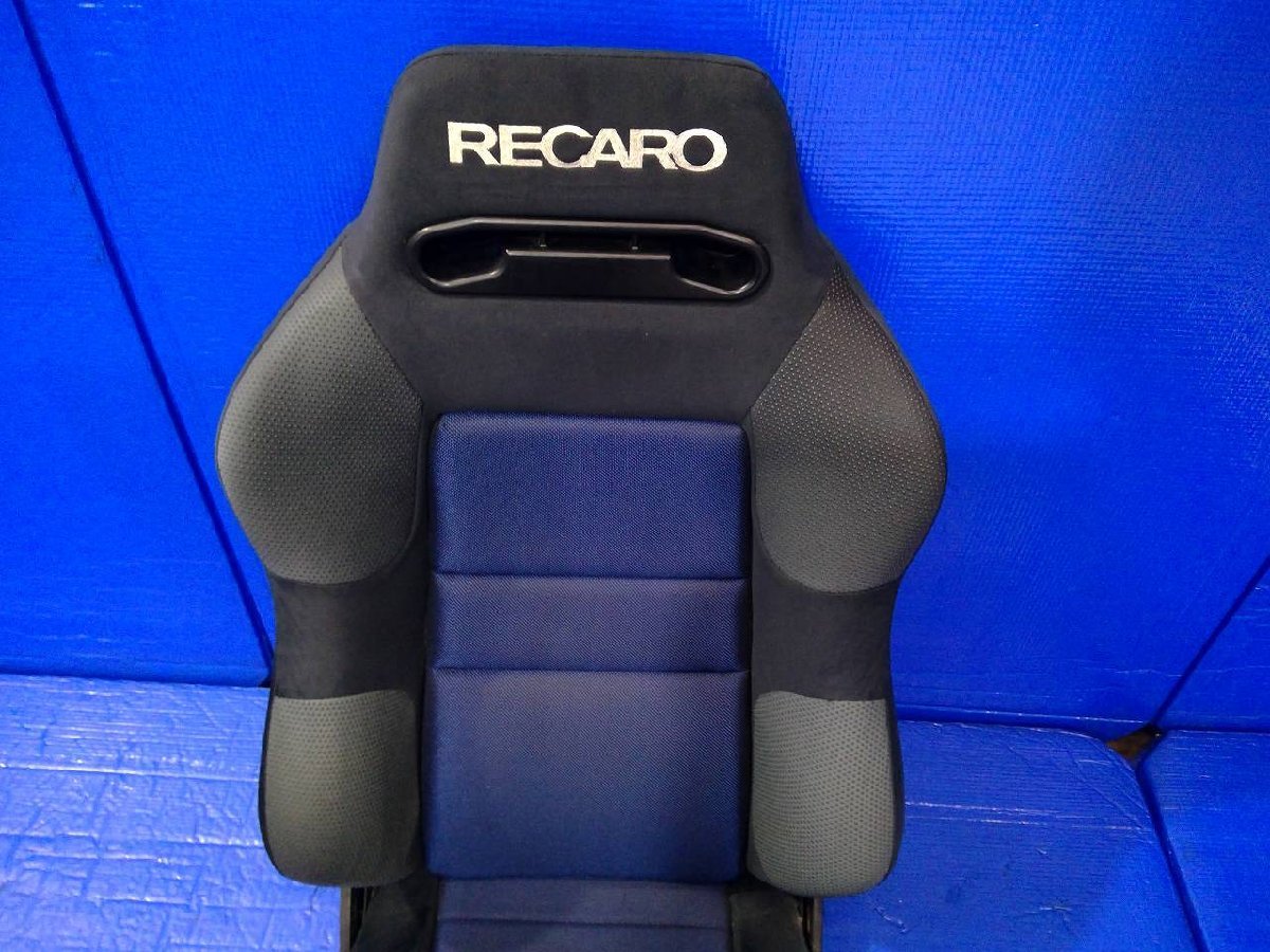 RECARO レカロ SR3 CHALLENGE R2 BLUE セミバケット セミバケ シート ドライバーズシート 破れ・焦げ無 ヴォクシー ZRR70W ～外し_画像3