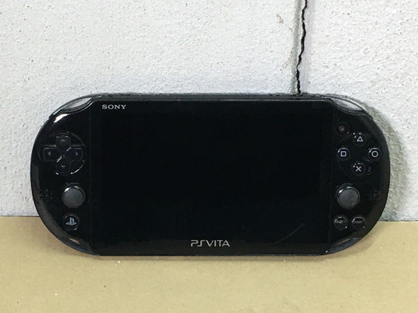 ジャンク PS Vita PCH-2000 ブラック 本体 プレイステーション SONY ソニー 携帯ゲーム機 A18_画像1