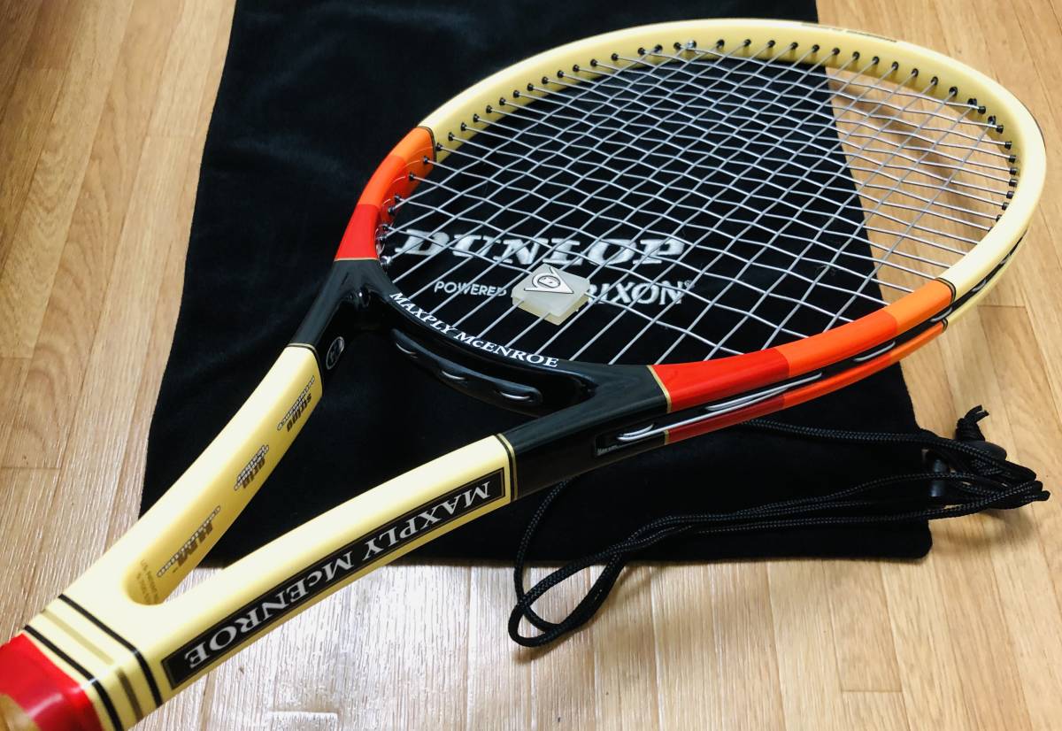 送料無料　国内数量限定モデル　美品　DUNLOP MAXPLY McENROE ダンロップ マックスプライマッケンロー　J.マッケンローシニアツアーモデル