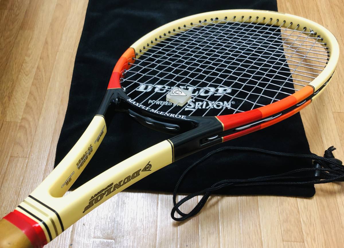 送料無料　国内数量限定モデル　美品　DUNLOP MAXPLY McENROE ダンロップ マックスプライマッケンロー　J.マッケンローシニアツアーモデル