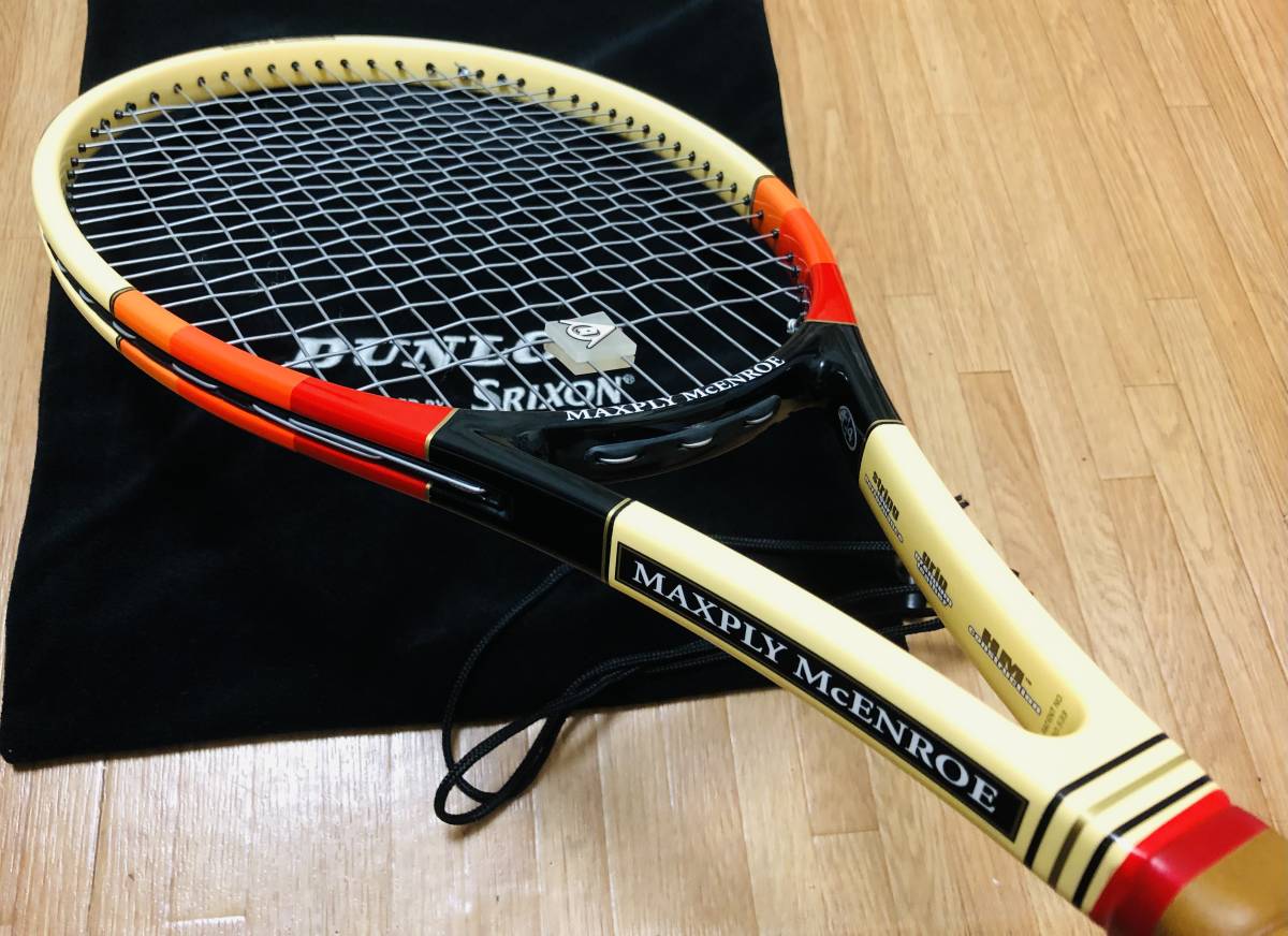 送料無料　国内数量限定モデル　美品　DUNLOP MAXPLY McENROE ダンロップ マックスプライマッケンロー　J.マッケンローシニアツアーモデル