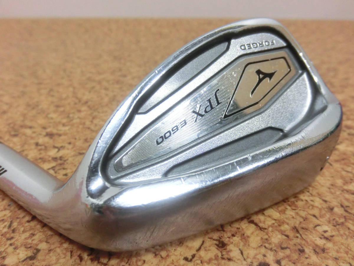 ♪MIZUNO ミズノ JPX E600 FORGED フォージド ウェッジ SW 55° 純正スチールシャフト N.S.PRO 950GH HT FLEX-? 中古品♪F2387_画像1