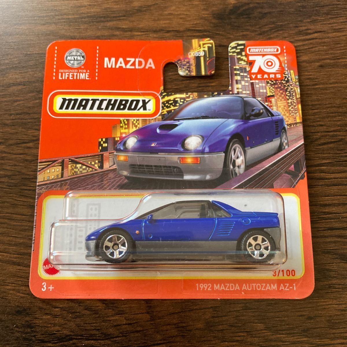 マッチボックス MATCHBOX 1992 MAZDA AUTOZAM AZ-1 マツダ オートザム AZ1 ショートカード_画像1