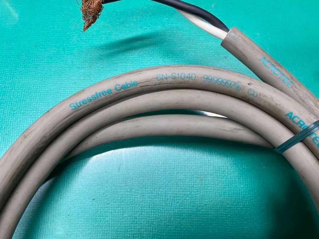 (1930) ACROTEC acrotec Stressfree Cable -тактный отсутствует свободный кабель 99.99997% Cu спикер-кабель 6N-S1040 2m,2.1m,2.4mкнига