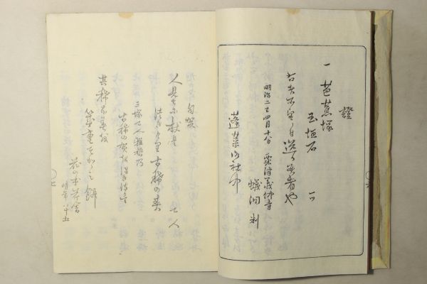 「国杖集」明治22年跋(1889年) 1冊｜国文学 俳句集 絵本 絵入り 木版画 彩色 俳諧 和歌 短歌 芭蕉 明治時代 古書 和本 古典籍 b17_画像9