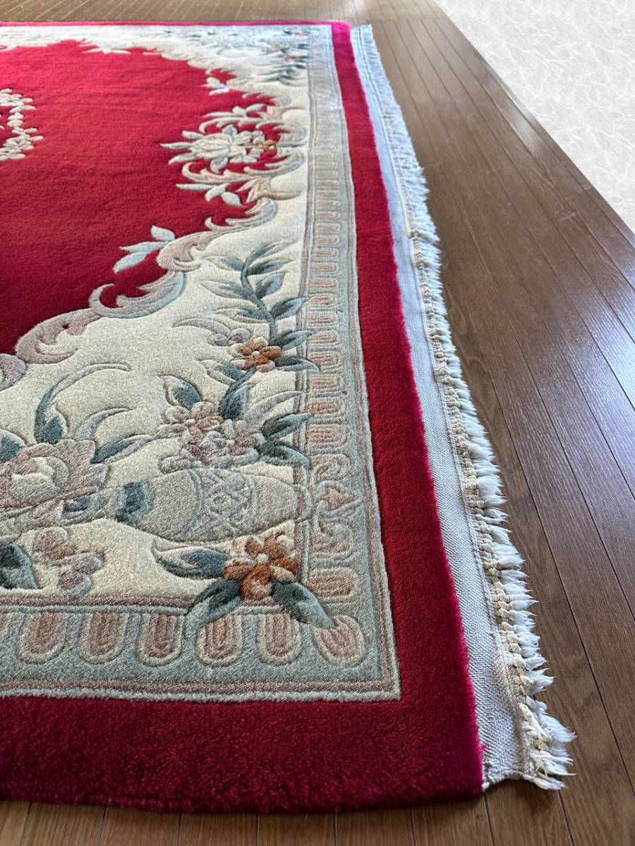 250×240 ウール 中国産絨毯 カーペット ラグ 3441-60(カーペット 250×240 ウール 中国産絨毯 カーペット ラグ 3441-60(カーペット