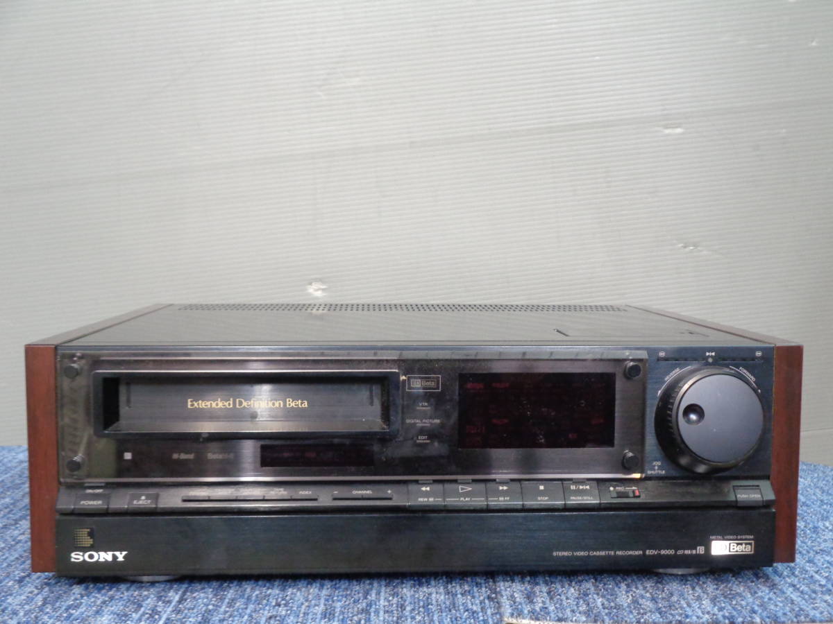 未使用品 SONY ベータ ビデオ デッキ EDV-9000 カセットレコーダー 未使用品 SONY ベータ ビデオ デッキ EDV-9000 カセットレコーダー