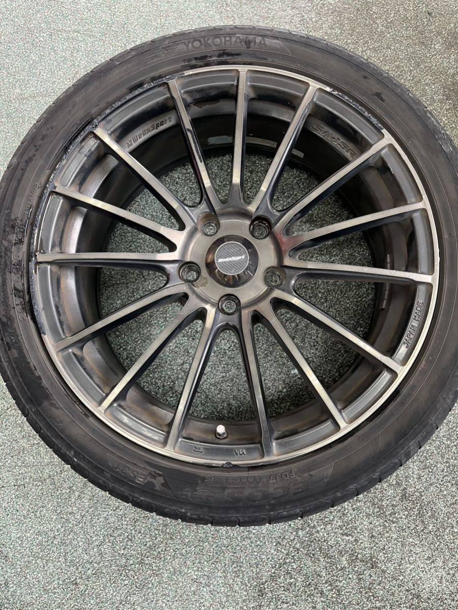 225/45R18　4本セット　WedsSport　SA-15R　18インチ　7.5J　＋45　ホンダ　ステップワゴン　スパーダ　オデッセイ　RK5_画像4