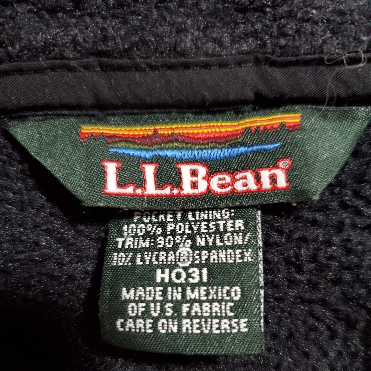 L.L.Bean フリースジャケット サイズM US古着 アメリカ古着 azu1316_画像7