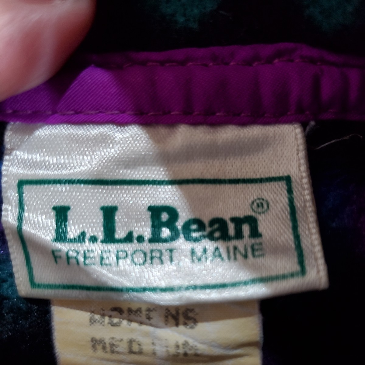 L.L.Bean フリースジャケット サイズS US古着 アメリカ古着 azu1402_画像7