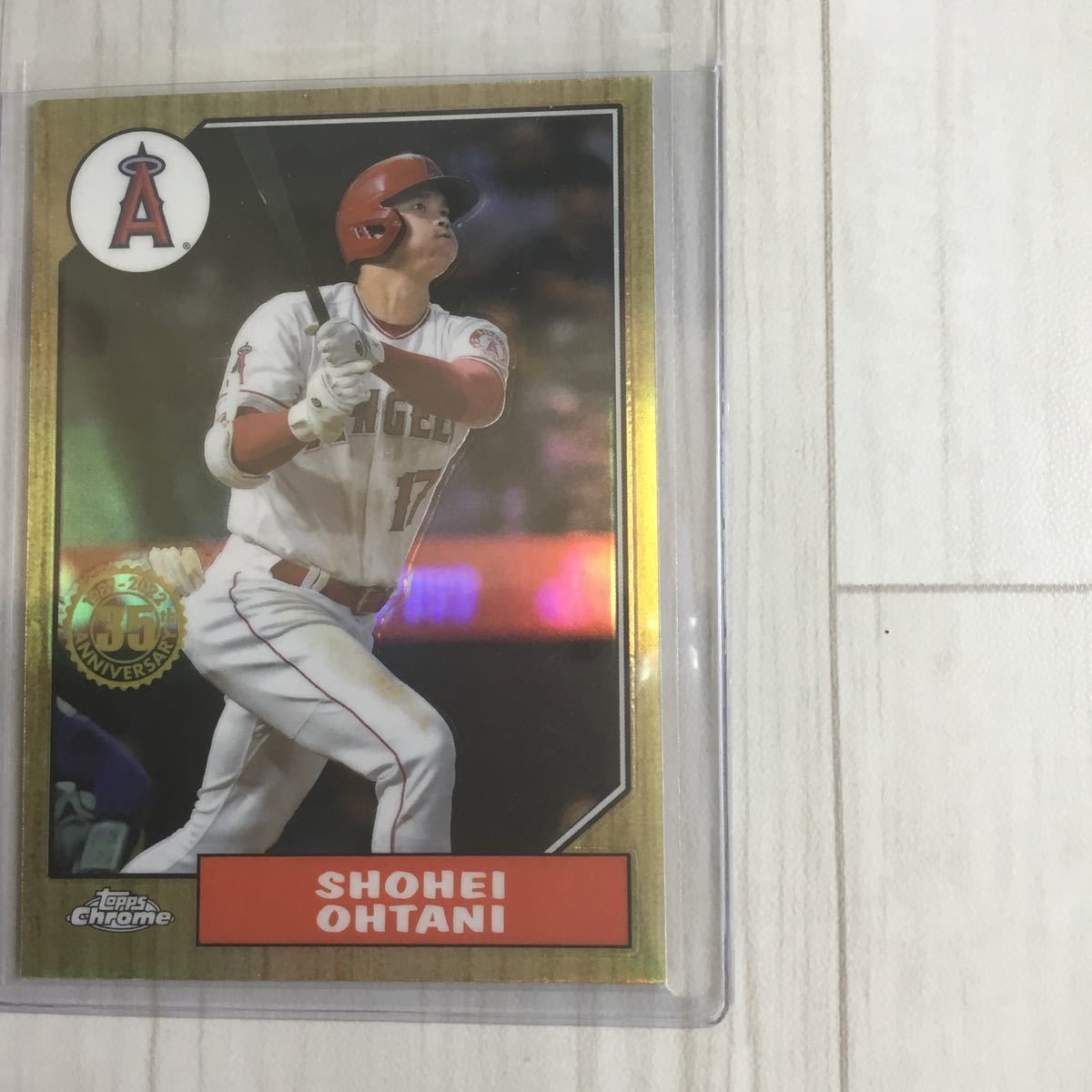 大谷翔平　topps chrome #87BC-2. 0872 MLB エンゼルス　ドジャース_画像3