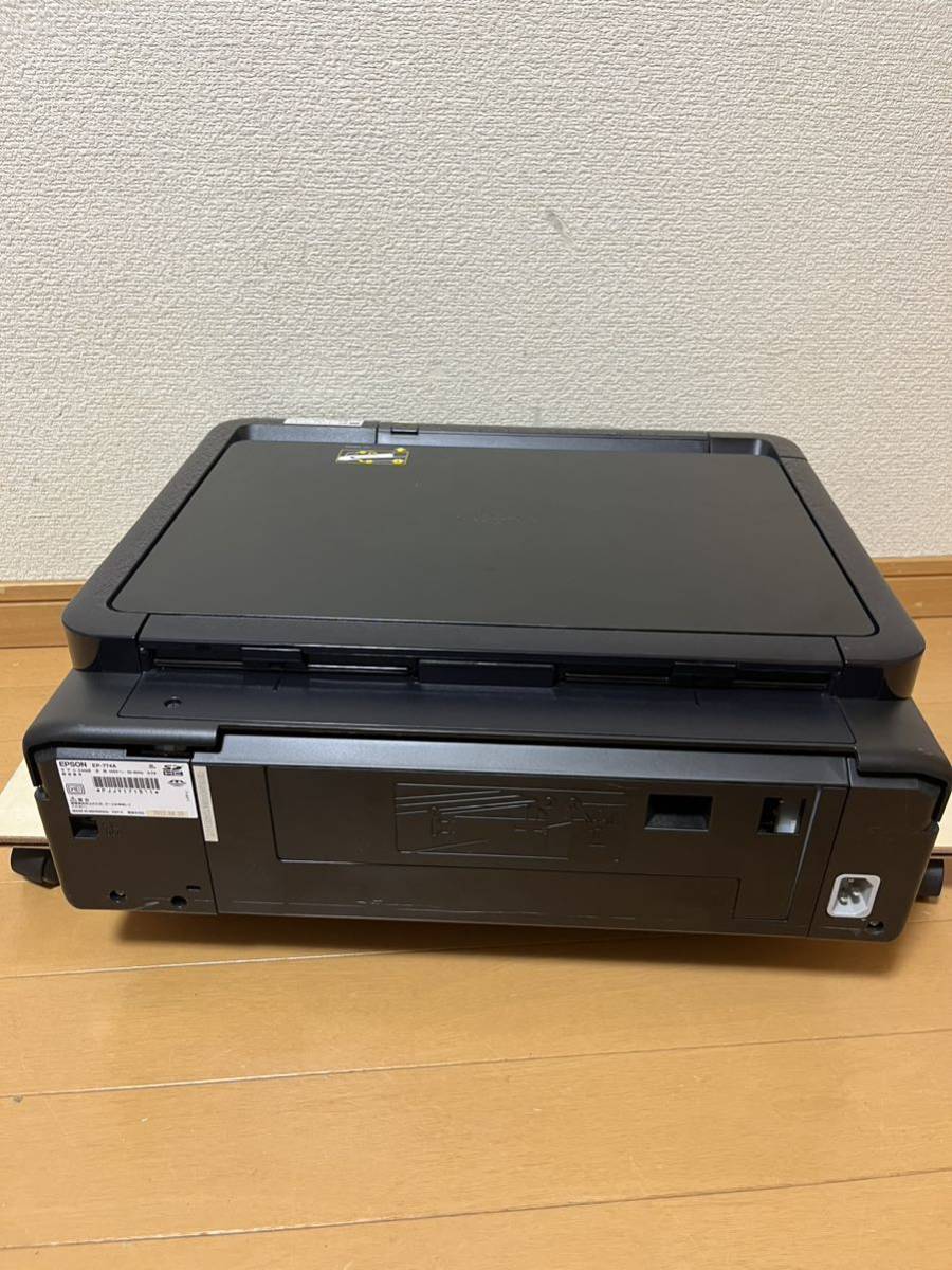 EPSON インクジェットプリンター 複合機 EP-774A 本体のみの出品 通電確認のみのジャンク ジャンク品_画像2