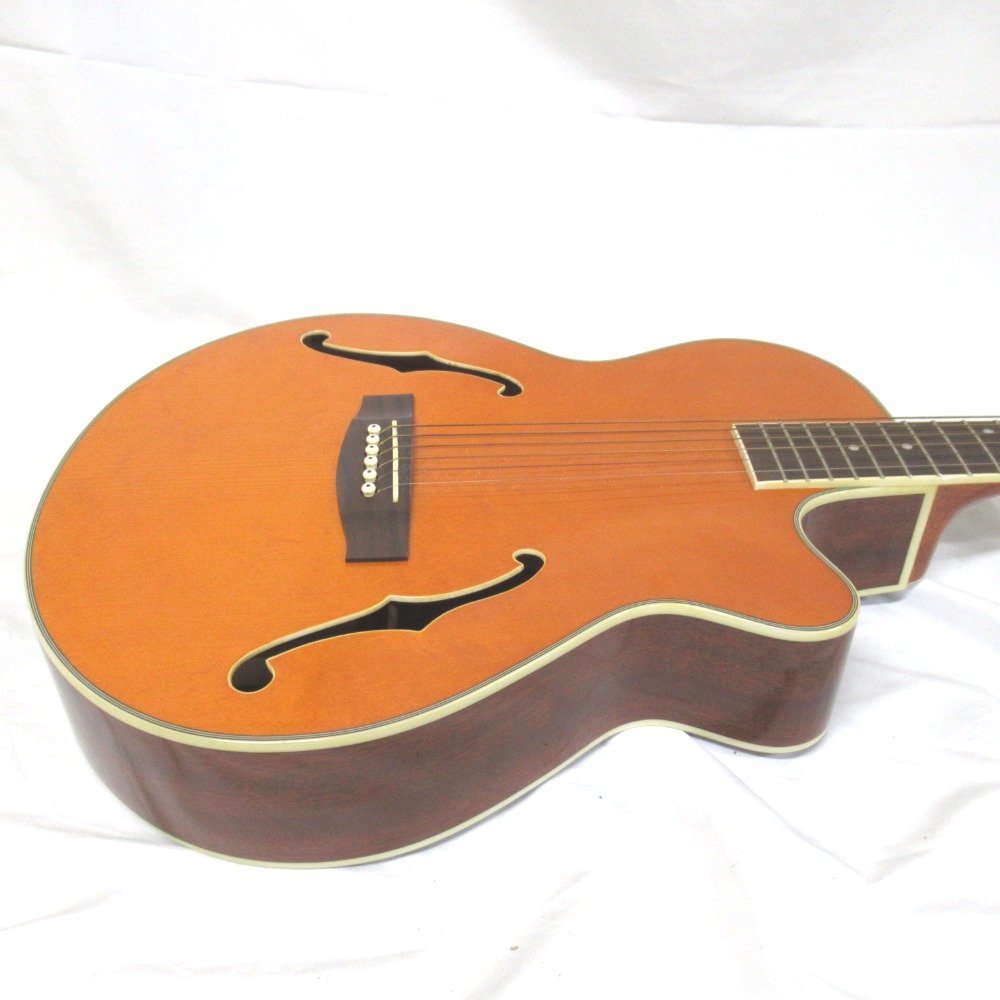 KR38551 ジュノ エレアコ ギター fホール EA-50FC VN ナチュラル系 Juno 中古_画像2