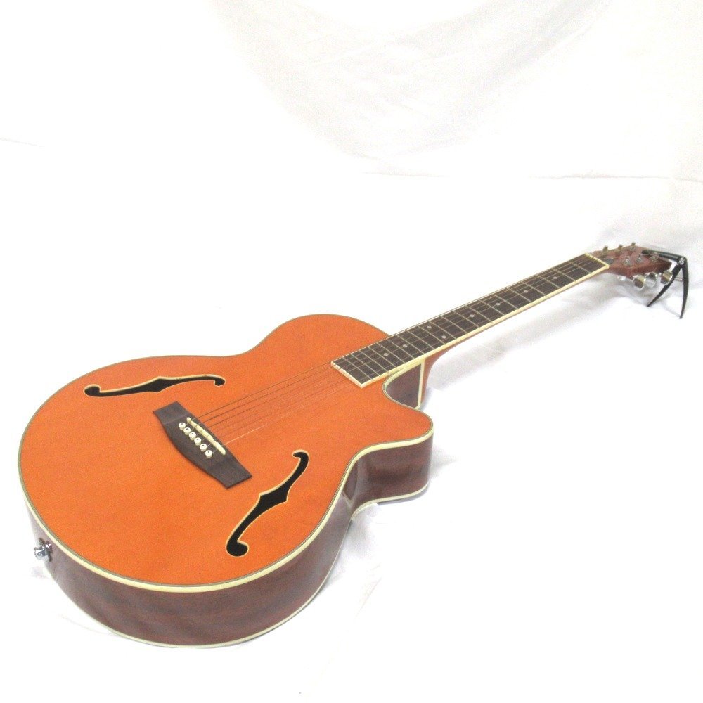 KR38551 ジュノ エレアコ ギター fホール EA-50FC VN ナチュラル系 Juno 中古_画像1
