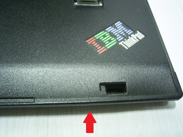 ジャンク ThinkPad T42p 液晶暗くなるときがあります_画像4