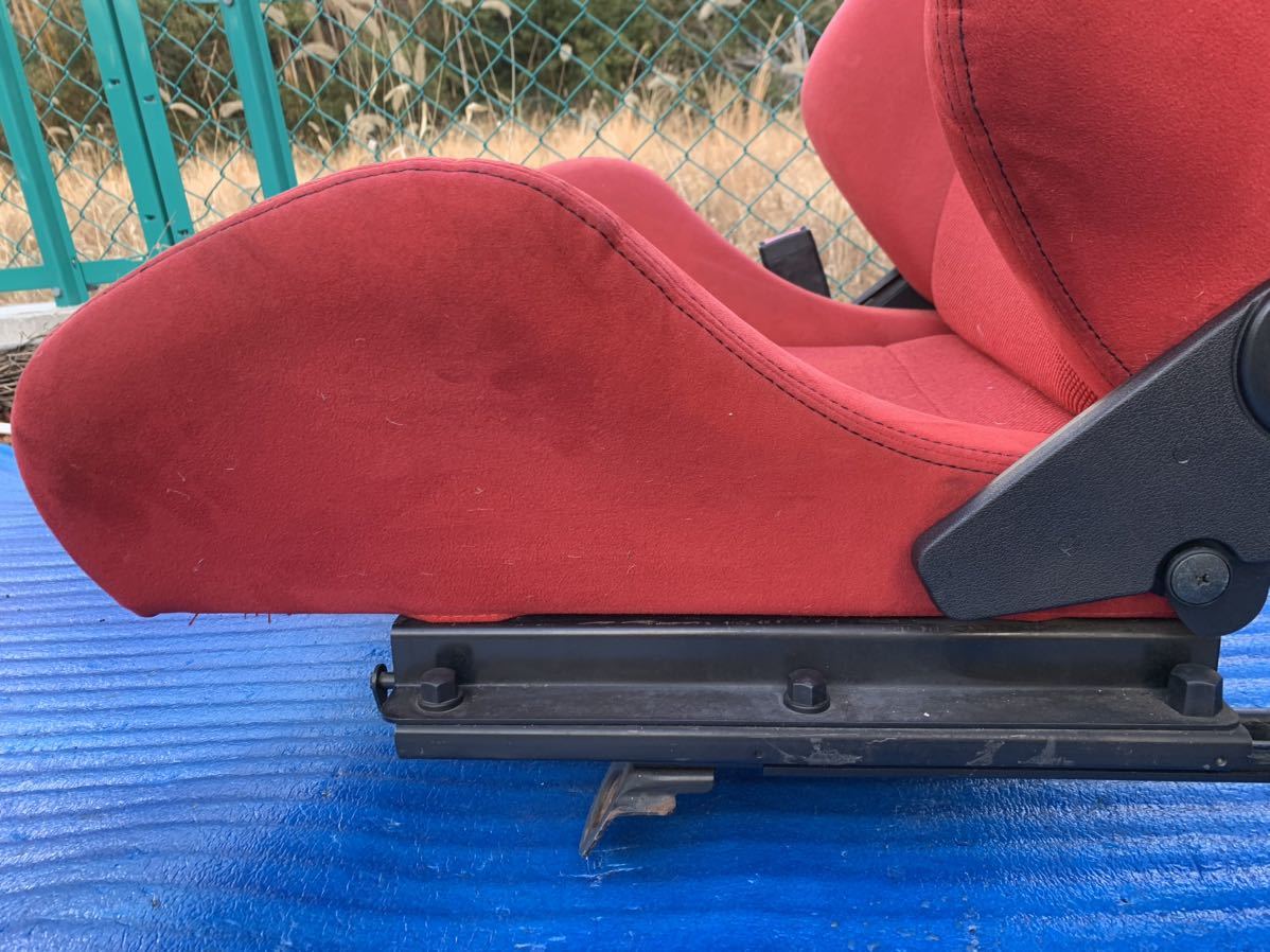 dc2 インテグラ タイプR 96spec 純正 シート 助手席 RECARO レカロ シートレール 検 シビック VTEC b18c 無限 spoon jdm ef eg ekの画像4