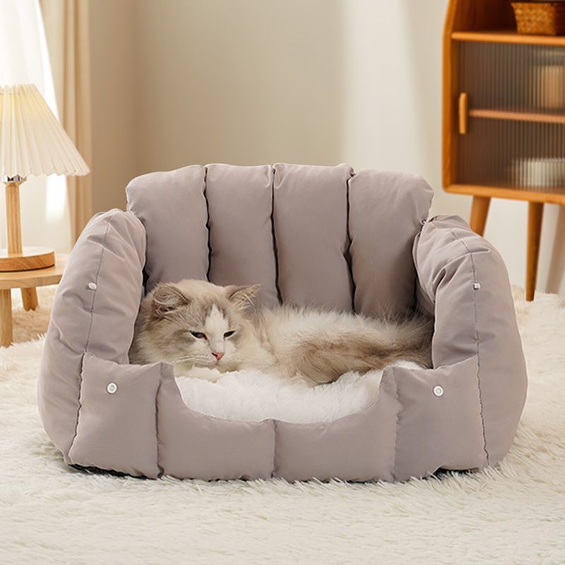 ペットベッド 猫 犬 ドーム型 キャットハウス ドッグハウス 柔らかい 暖かい 可愛い 犬 ベッド ペットハウス ペット用品 ペットソファ_画像3