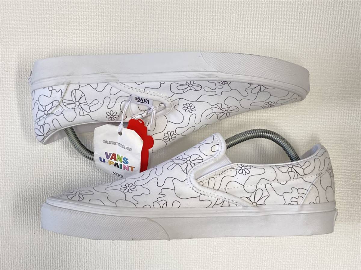 激レア!! Vans SLIPON U-PAINT 白 US11.5 (29.5cm) バンズ スリッポン アメリカ企画限定!!_画像7