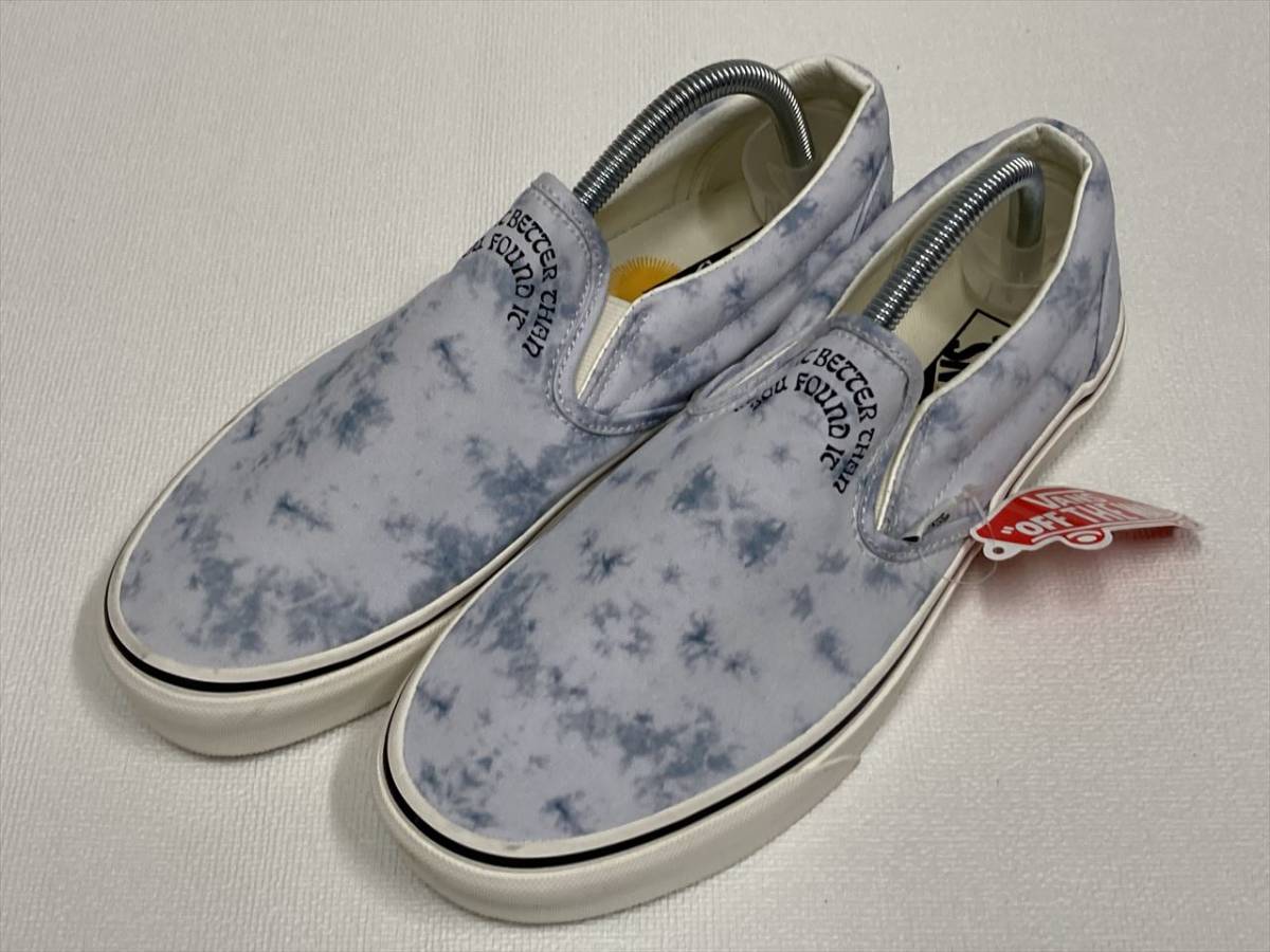 激レア!! VANS SLIPON PARKS PROJECT 薄いグレー系 タイダイ US8.5 (26.5cm) アメリカ企画限定!! スリッポン バンズ_画像1