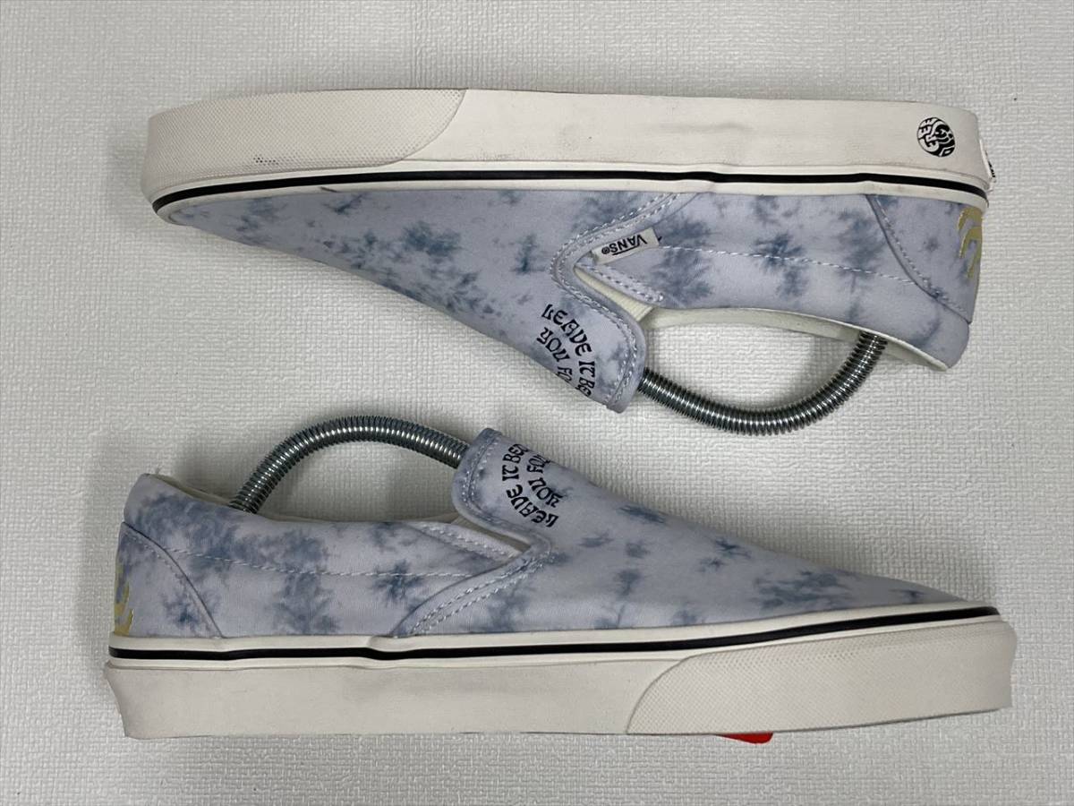 激レア!! VANS SLIPON PARKS PROJECT 薄いグレー系 タイダイ US8.5 (26.5cm) アメリカ企画限定!! スリッポン バンズ_画像7