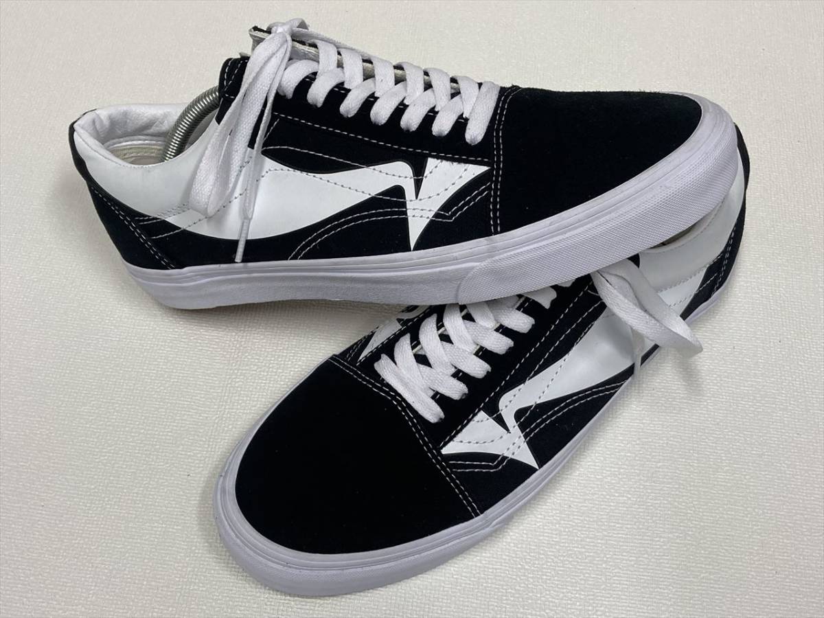 VANS OLD SKOOL 黒スエード 黒キャンバス US11.5 (29.5cm) バンズ オールドスクール アメリカ企画限定!!_画像2