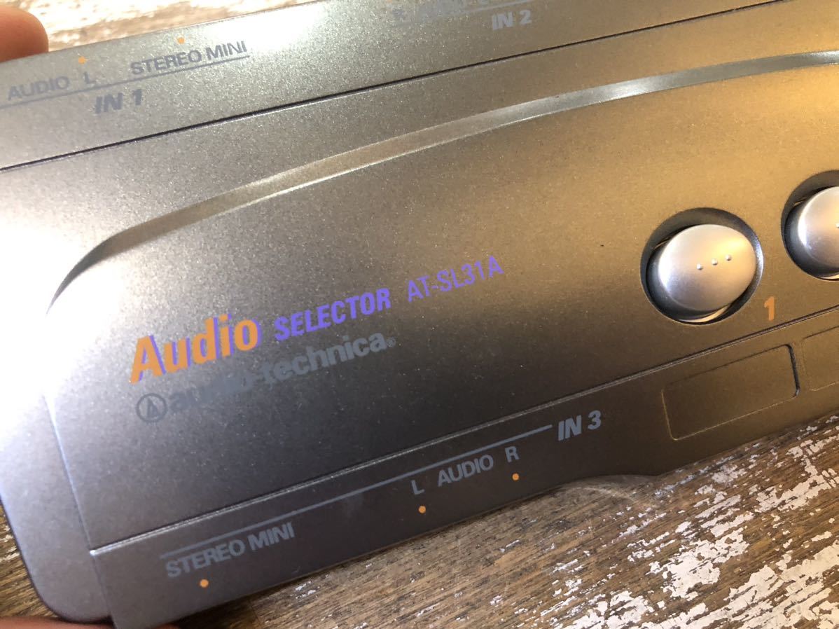 audio-technica AT-SL31A Audio SELECTOR オーディオテクニカ オーディオセレクター 切り替えタップ 現状品_画像5