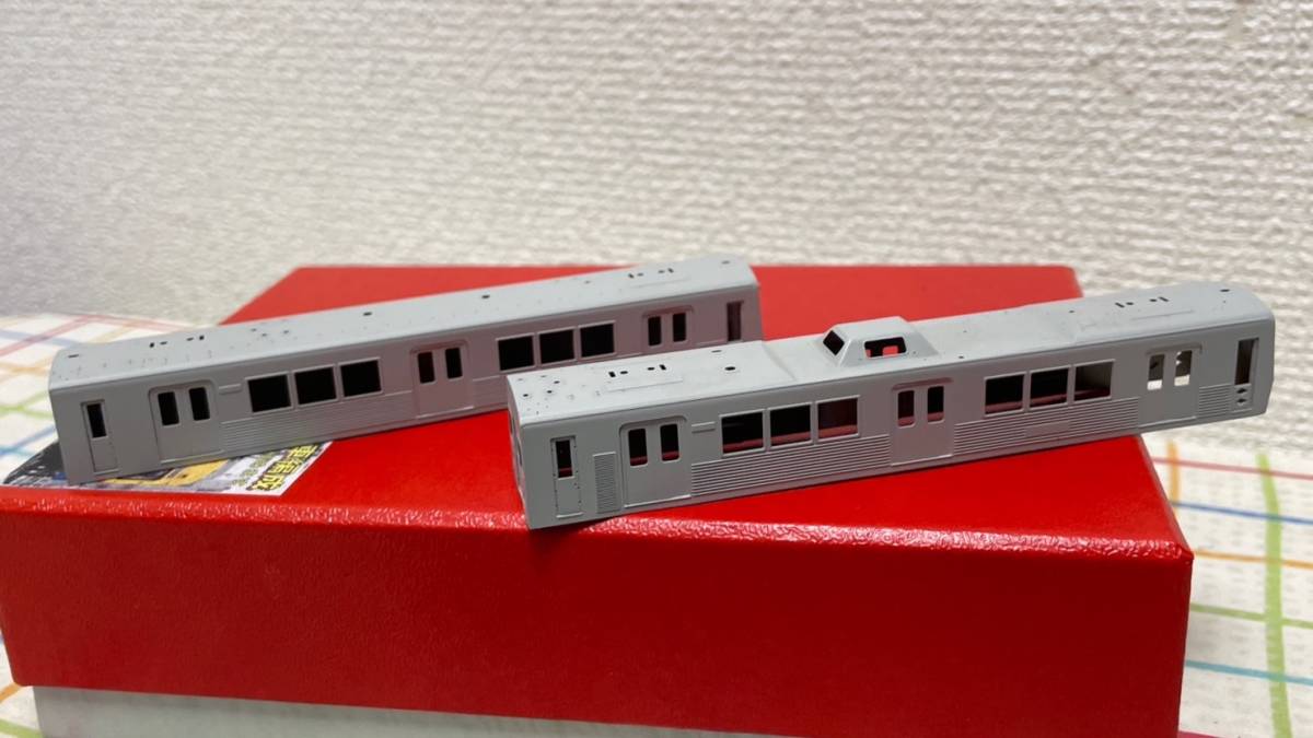 即決有★東急7200系 デヤ7200・7290形 電気検測車 トレジャータウン 車両組立キット 仕掛品★東京急行 「派手車」の画像4