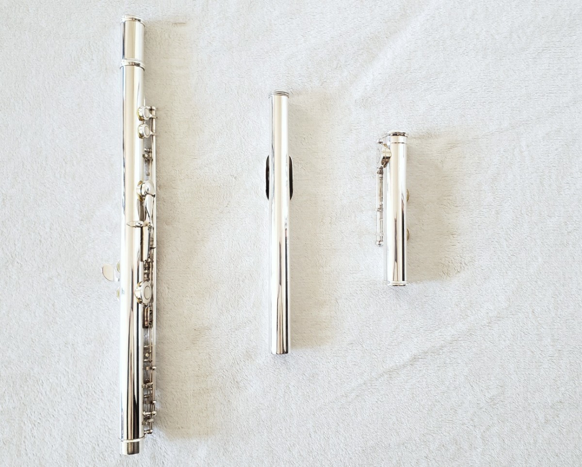 Muramatsu Flute 総銀製 モデル ムラマツ フルート 村松フルート 管楽器 銀製　検:Sankyo flute Altus Flute Miyazawa flute yamaha flute_画像4