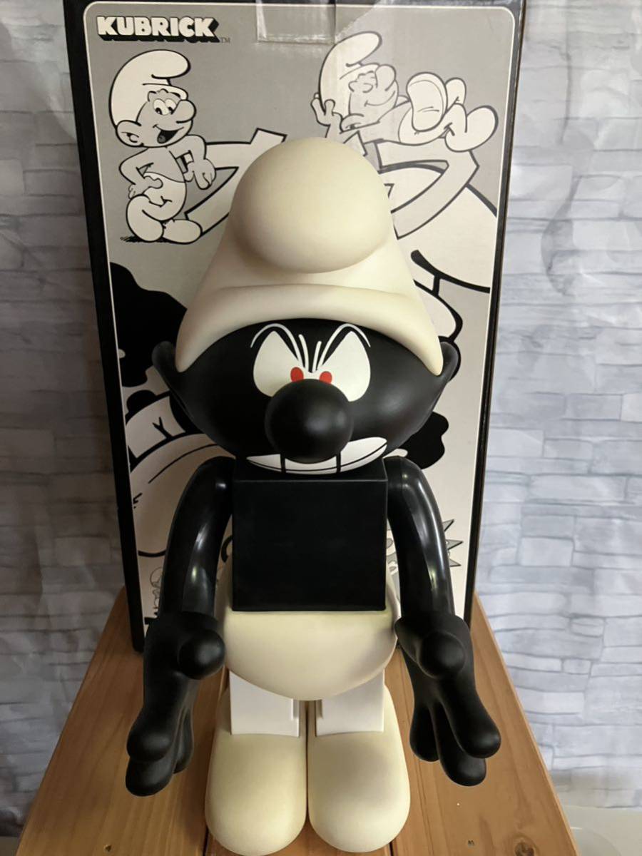 MEDICOMTOY ブラックスマーフ　フィギュア　400% スマーフ　メディコムトイ ベアブリック RBRICK