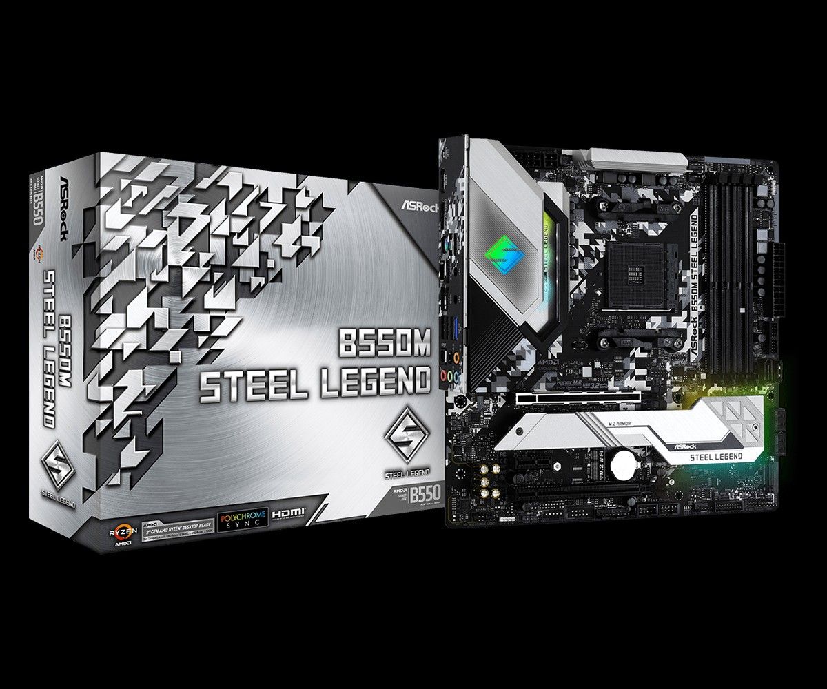 新品 ASRock B550M Steel Legend