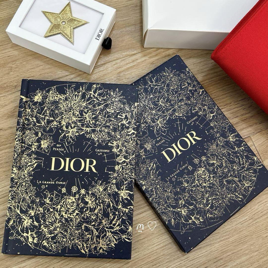 送料無料　新品　Dior　ディオール　ノート　ポーチ　スターピンブローチ　ノベルティ　ギフト_画像2