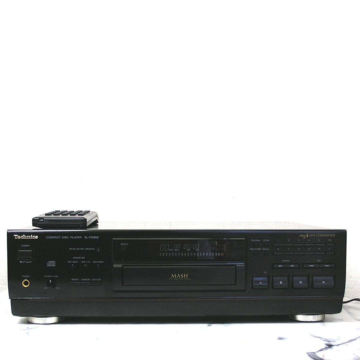 Technics SL-PS860 MASH 名機 CD PLAYER リモコン付き　動作良品_画像1