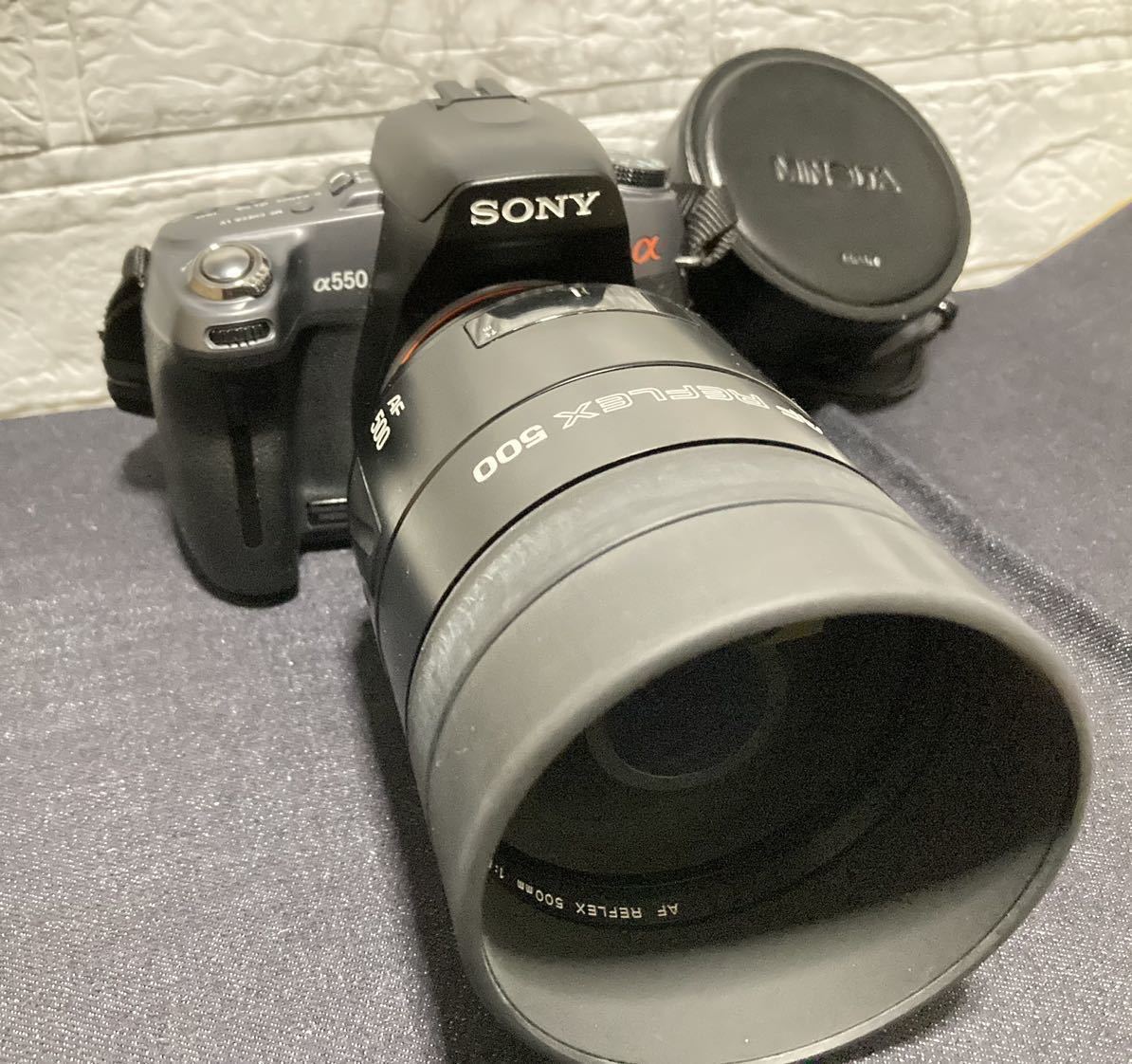 17000円 【極美品】SONY α550 DSLR-A550 + MINOLTA AF REFLEX 17000円 【極美品】SONY α550 DSLR-A550 + MINOLTA AF REFLEX