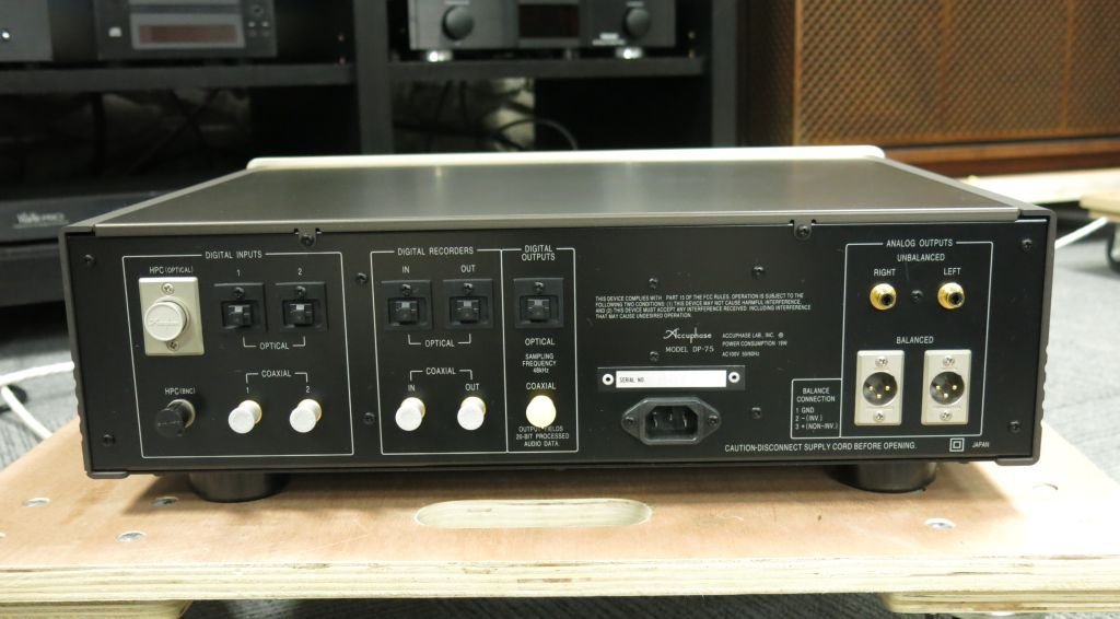 Accuphase CDプレーヤー DP-75　中古品　リモコン付き_画像7