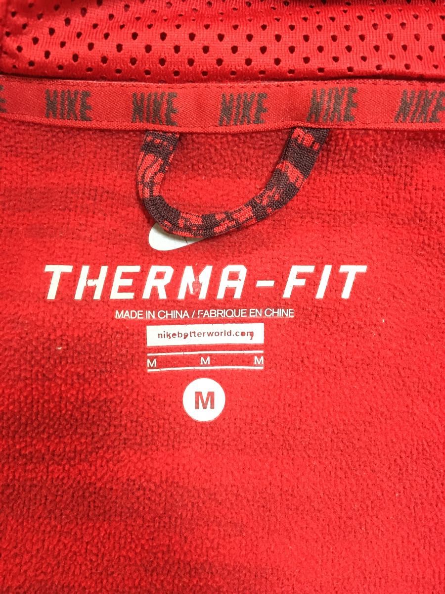 ナイキ　THERMA-FIT  裏起毛　ジップアップパーカー　Mサイズ ナイキ パーカー THERMA-FIT フルジップ