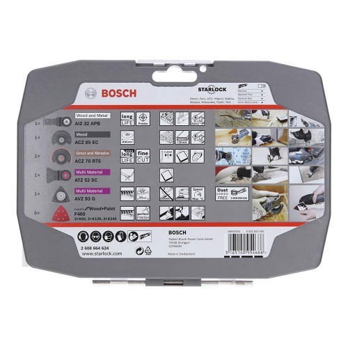 BOSCH（ボッシュ） STARLOCK（スターロック） 2608664624 カットソー・マルチツール用売れ筋セット リフォーム専科_画像2