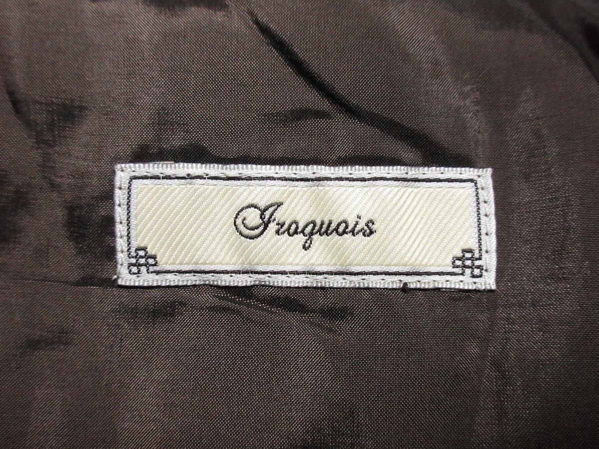 定価28,000円 イロコイ iroquois フラノストレッチ スラックスパンツ グレー系 メンズ_画像5