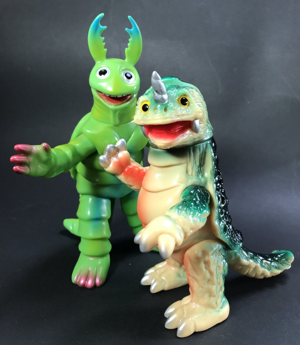 セット マルモン昭和復刻版 バンカー星人 モグリネス Alien セット マルモン昭和復刻版 バンカー星人 モグリネス Alien