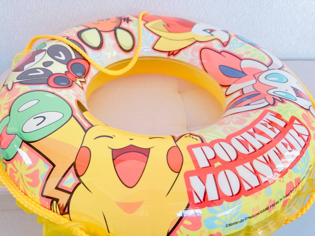 ②ポケットモンスター 55cm 浮き輪 空気ビニール 空ビ ポケモン ピカチュウ うきわ inflatable pokemon swim ring pool toys balloon_画像4