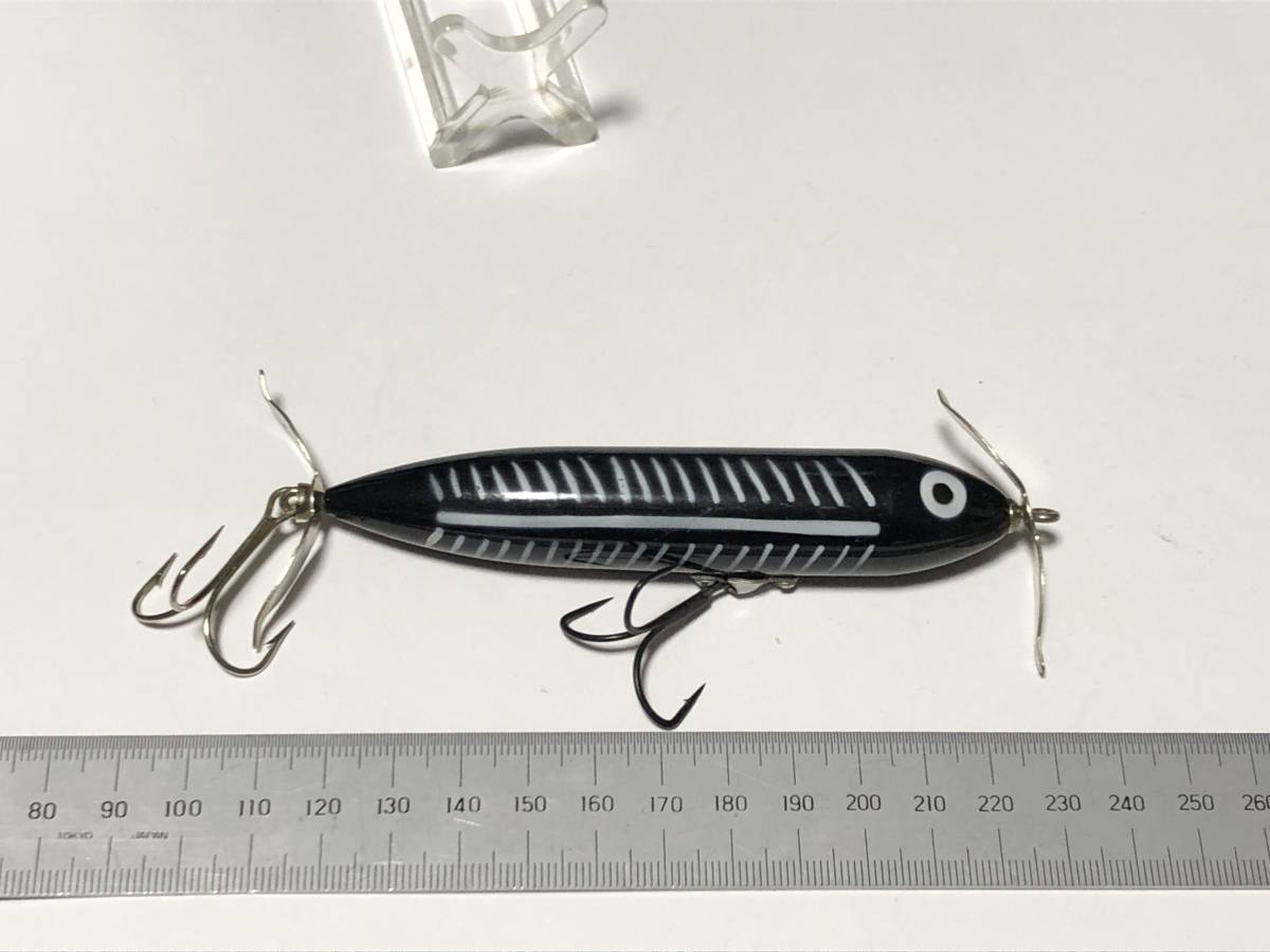 ヘドン ウンデッドスプーク ザラボディー Heddon Wounded Spook フック改(検.OLD オールドレーベル ホッパーストッパー ノーマン コーデル _画像8