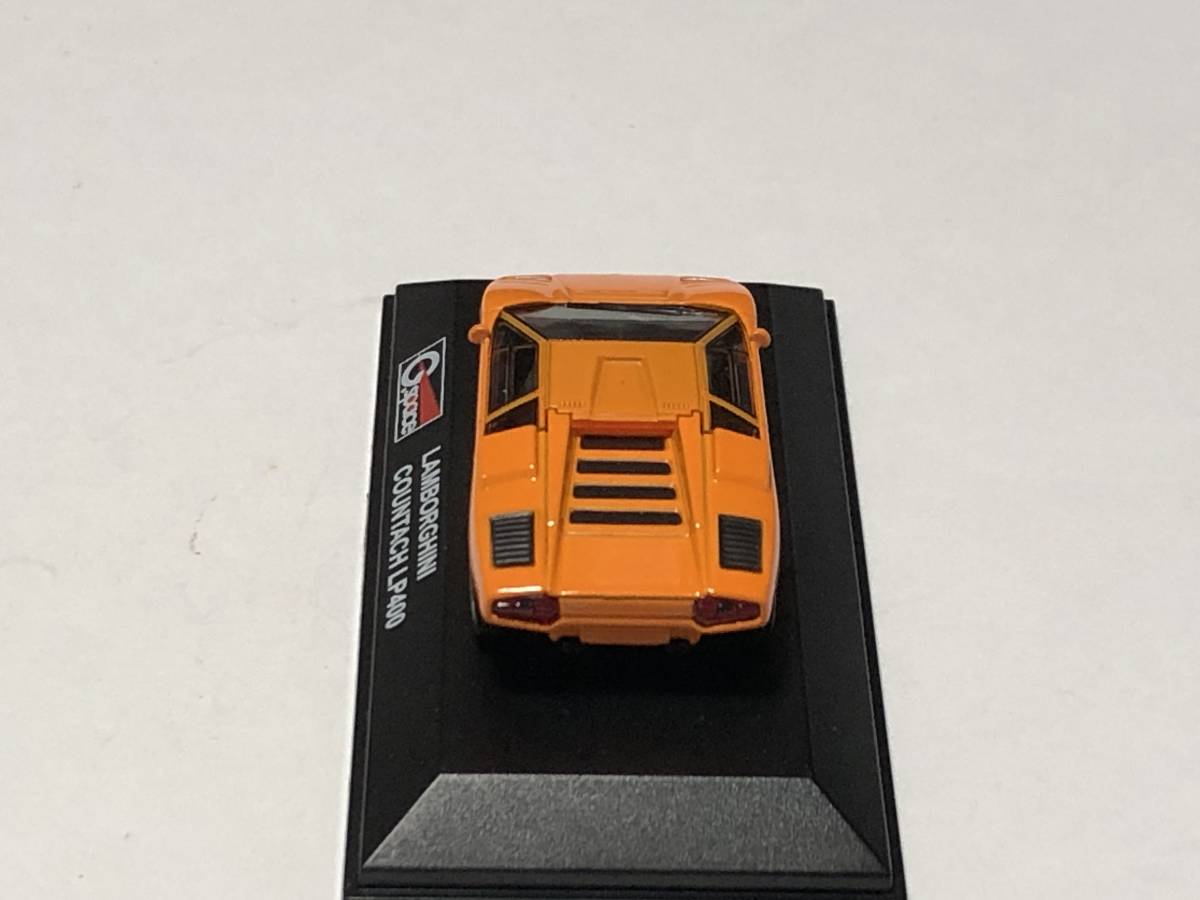 G.space 1/72 LAMBORGHINI COUNTACH LP400 ランボルギーニカウンタック　LP400 ダイキャストカーコレクション オレンジ_画像4