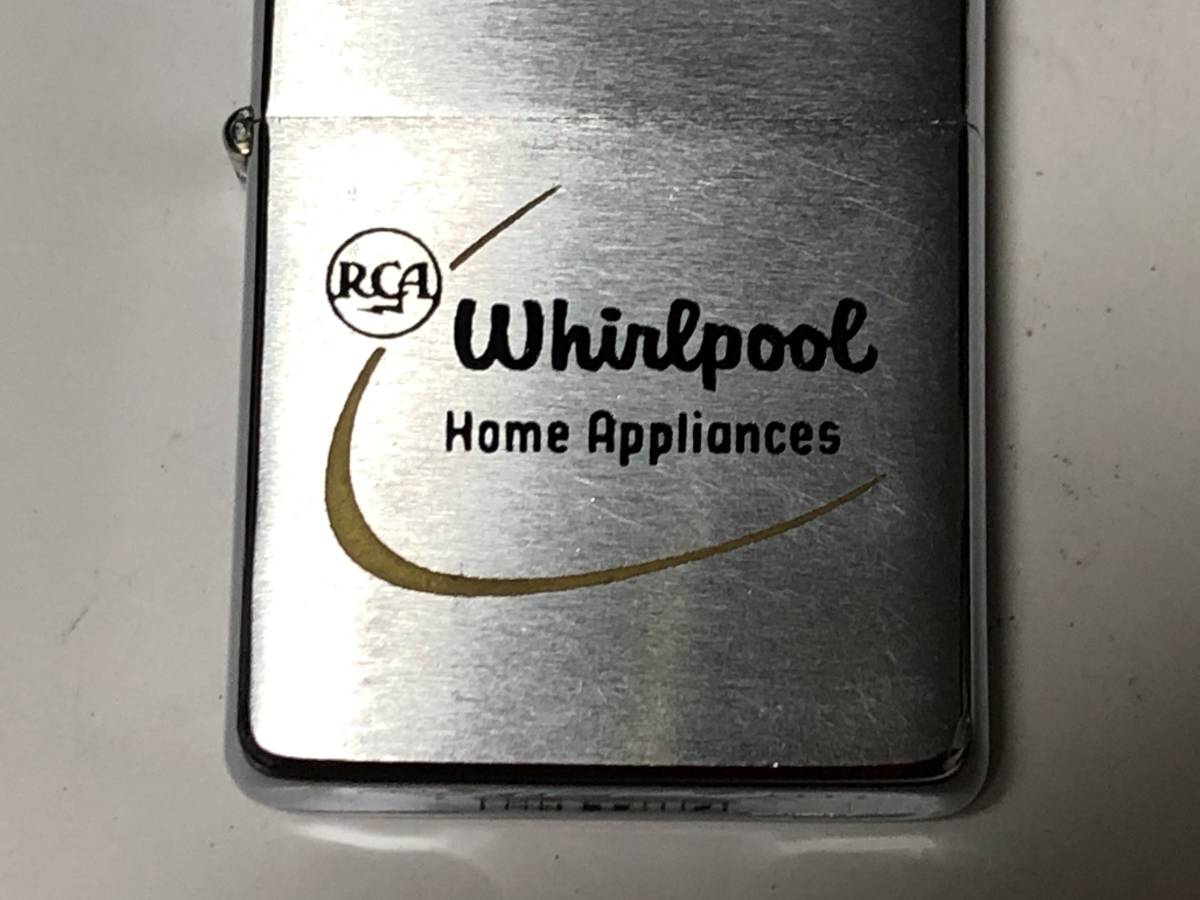 ZIPPO ジッポー RCA ワールプール　Whirlpool 企業ロゴ 家電メーカー 両面 少女 1959年製 アメリカ USA 喫煙具 MADE IN USA_画像4