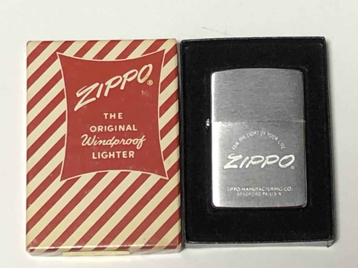 未使用 ZIPPO ジッポー ロゴマーク 1983年製 シルバーロゴ 希少 アメリカ 喫煙具 MADE IN USA_画像1