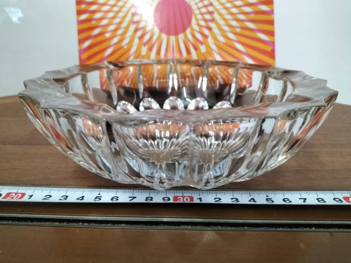コレクション　昭和　レトロ　アンティーク　ガラス製　灰皿　ふらいでい　ガラス工芸　飾り_画像1