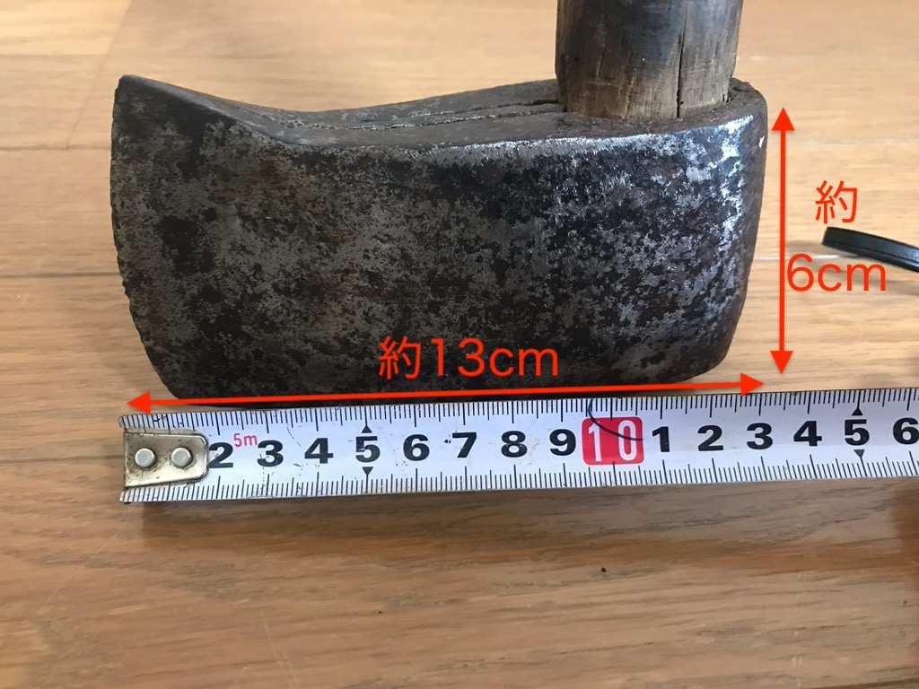 [ быстрое решение иметь ] времена предмет дрова десятая часть для топор ( маленький ) режущий инструмент размер :13cm×6cm× ширина 5cm