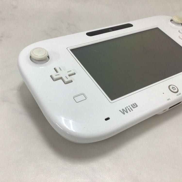 1円〜 動作確認済み 初期化済 Nintendo Wii U 本体 コントローラー ホワイト 32GB WUP-101 WUP-010_画像2