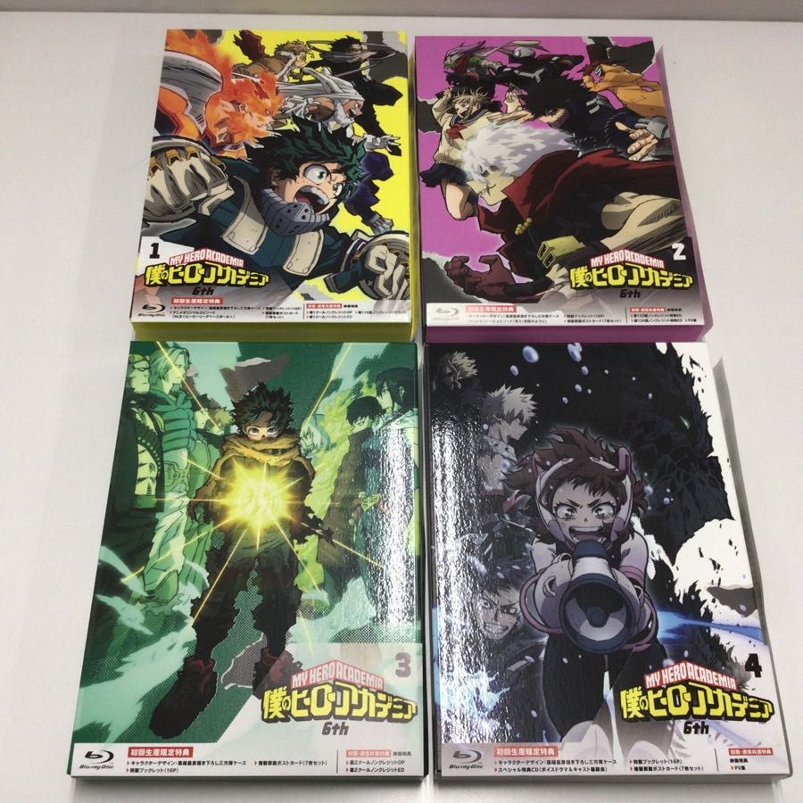 1円〜 僕のヒーローアカデミア 6th、2人のヒーロー、ヒーローズライジング、ワールドヒーローズミッション Blu-ray DVD BOX セット_画像3