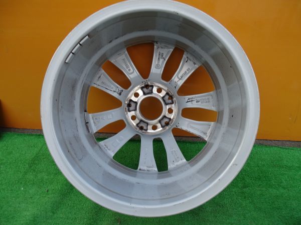 L2390vc ベンツ純正 Cクラス W205/S205 後期 アヴァンギャルド １７インチ アルミホイール 7Jx17 ET48.5 １本 A2054018000_画像3